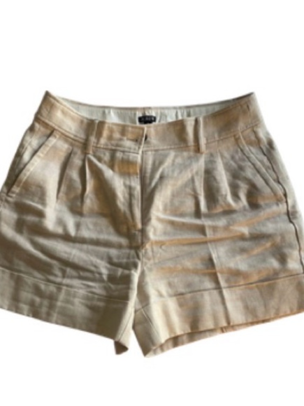 J Crew - Size 8- Classic Cream Women's Tailored Shorts